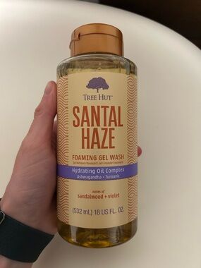 Tree Hut Santal Haze Foaming Gel Wash - Violet & Gold
